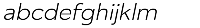 RNDI Anasera Extra Light Expanded Italic FONT