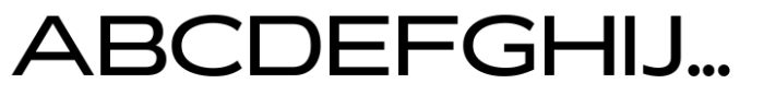 RNDI Anasera Medium Ultra Expanded Font UPPERCASE