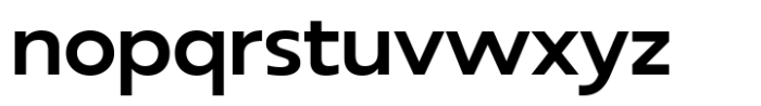 RNDI Anasera Semi Bold Expanded Font LOWERCASE