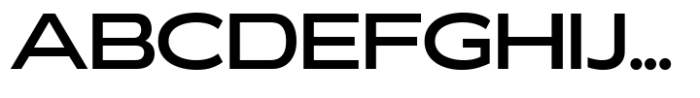 RNDI Anasera Semi Bold Ultra Expanded Font UPPERCASE