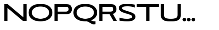RNDI Anasera Semi Bold Ultra Expanded Font UPPERCASE