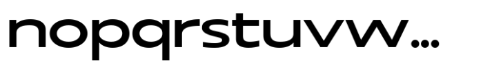 RNDI Anasera Semi Bold Ultra Expanded Font LOWERCASE