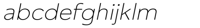 RNDI Anasera Thin Expanded Italic FONT