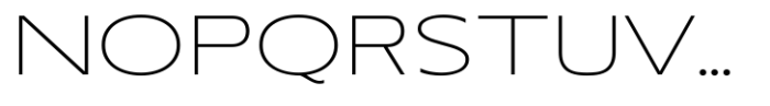 RNDI Anasera Thin Ultra Expanded Font UPPERCASE