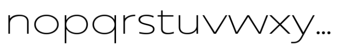 RNDI Anasera Thin Ultra Expanded Font LOWERCASE