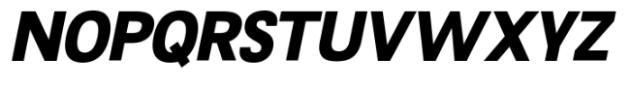 RNDI Naratama Black Oblique Font UPPERCASE