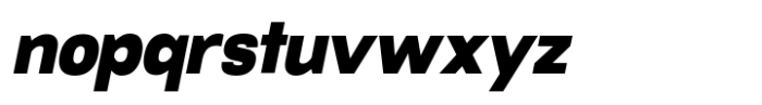 RNDI Naratama Black Oblique Font LOWERCASE