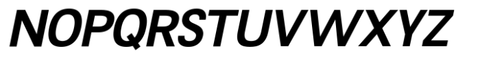 RNDI Naratama Bold Oblique Font UPPERCASE