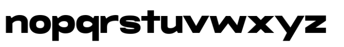 RNDI Naratama Extra Black Expanded Font LOWERCASE