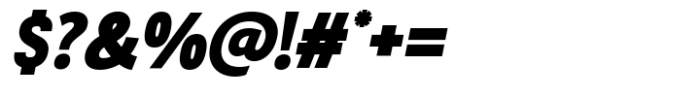 RNDI Naratama Extra Black Oblique Font OTHER CHARS