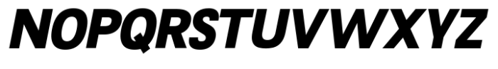 RNDI Naratama Extra Black Oblique Font UPPERCASE