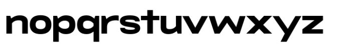 RNDI Naratama Extra Bold Expanded Font LOWERCASE