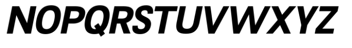 RNDI Naratama Extra Bold Oblique Font UPPERCASE