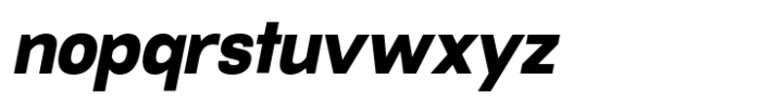RNDI Naratama Extra Bold Oblique Font LOWERCASE