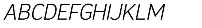 RNDI Naratama Light Oblique Font UPPERCASE