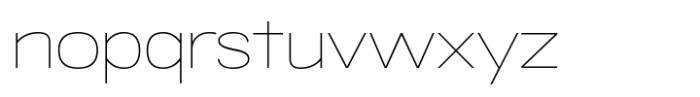 RNDI Naratama Thin Expanded Font LOWERCASE