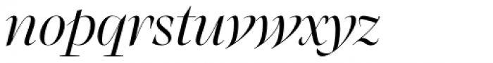 RNS Atlante Italic Font LOWERCASE