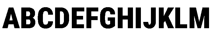Roboto Condensed Black Font UPPERCASE