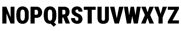 Roboto Condensed Black Font UPPERCASE
