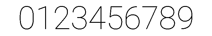Roboto Condensed Extra Light Font OTHER CHARS