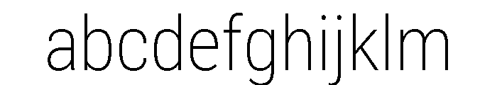 Roboto Condensed ExtraLight FONT