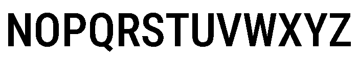 Roboto Condensed Medium Font UPPERCASE