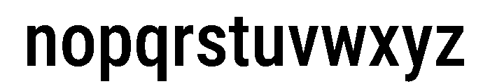 Roboto Condensed Medium Font LOWERCASE