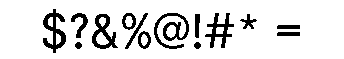Roboto Flex Medium Font OTHER CHARS