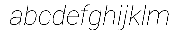 Roboto Mono Extra Light Italic FONT