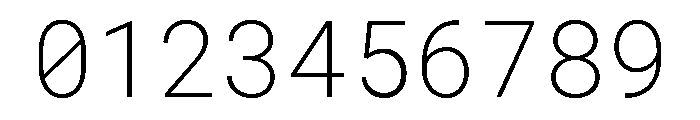 Roboto Mono ExtraLight Font OTHER CHARS