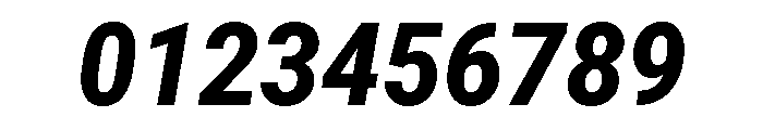 Roboto SemiCondensed ExtraBold Italic Font OTHER CHARS