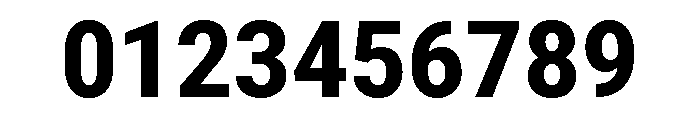 Roboto SemiCondensed ExtraBold Font OTHER CHARS