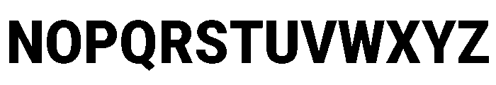 Roboto SemiCondensed ExtraBold Font UPPERCASE