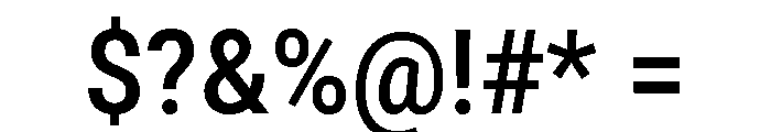 Roboto SemiCondensed Medium Font OTHER CHARS