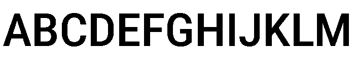 Roboto SemiCondensed Medium Font UPPERCASE