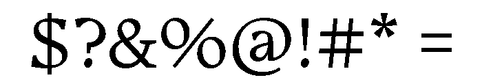 Roboto Serif Variable Extra Light Font OTHER CHARS