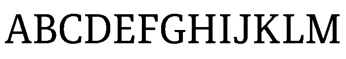 Roboto Serif Variable Regular Font UPPERCASE