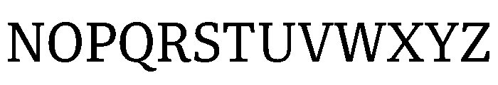 Roboto Serif Variable Regular Font UPPERCASE