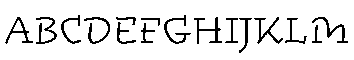 Rosalind Light Font UPPERCASE