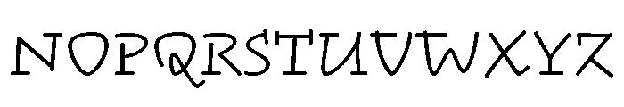 Rosalind Light Font UPPERCASE