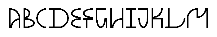 Rosalind Regular Font UPPERCASE