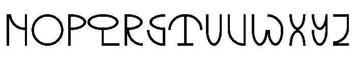 Rosalind Regular Font UPPERCASE