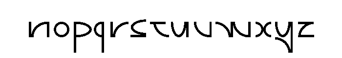 Rosalind Regular Font LOWERCASE