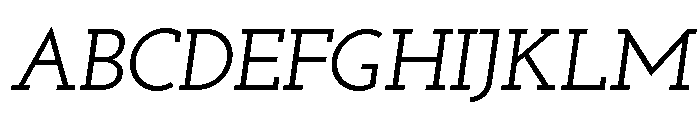 Rosalind Semibold Italic Font UPPERCASE