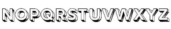 Rosewood Color Bold Font LOWERCASE