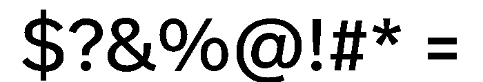 Rotunda Variable Light Font OTHER CHARS