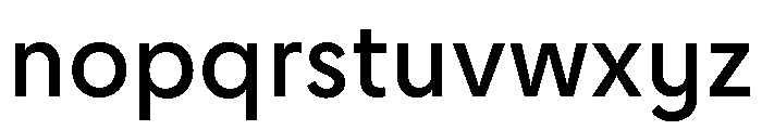 Rotunda Variable Semibold Font LOWERCASE