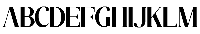 ROBELIA-Regular Font UPPERCASE