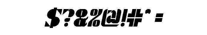 ROBOT LIFE Bold Italic Font OTHER CHARS
