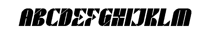 ROBOT LIFE Bold Italic Font UPPERCASE